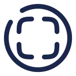 Full Screen Circle SVG Icon